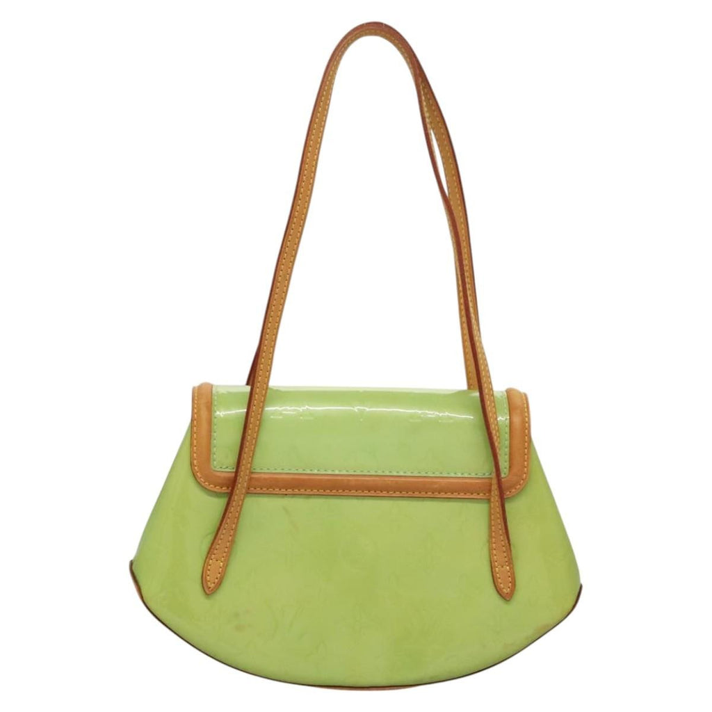 Louis Vuitton Biscayne Bay Handbag Monogram Vernis Green Patent_Leather Shoulder Bag Bag (Pre-Owned)