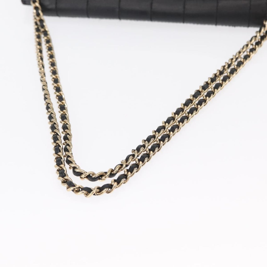 Chanel Chocolate Bar Accordion Reissue Flap Bag Quilted Lambskin Black Leather Shoulder Bag Bag (Pre-Owned)