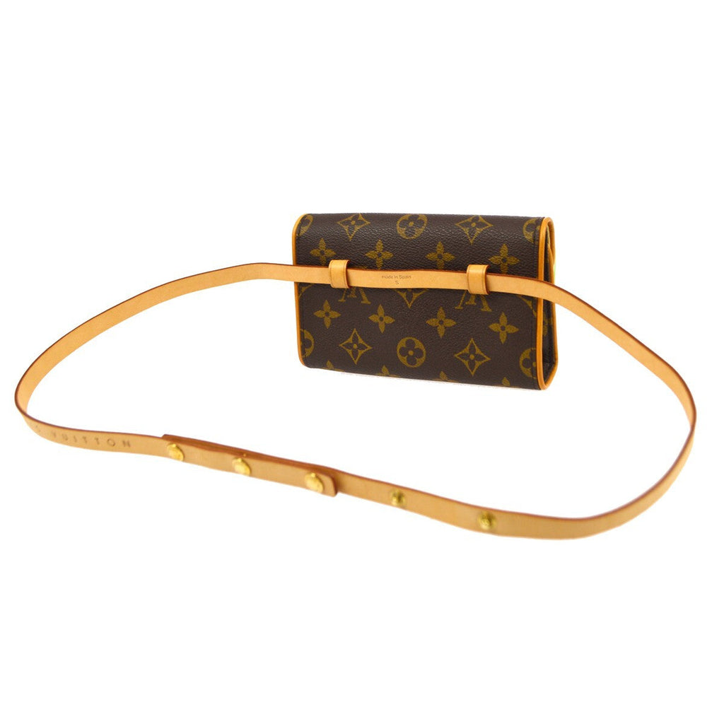 Louis Vuitton Florentine Waist Bag Monogram Canvas Brown Canvas Clutche & Pouche Bag (Pre-Owned)