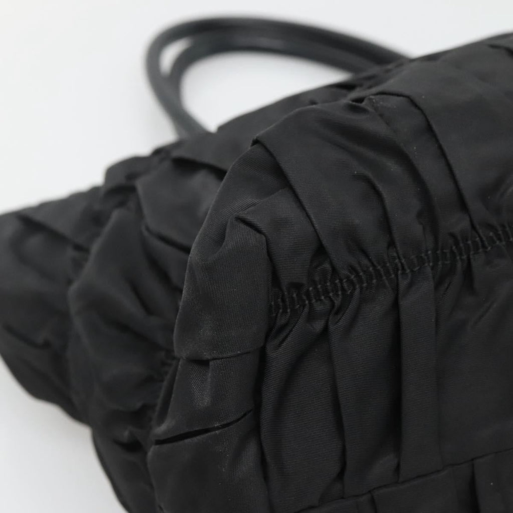 Prada Gaufre Tote Tessuto Black Nylon Bag (Pre-Owned)