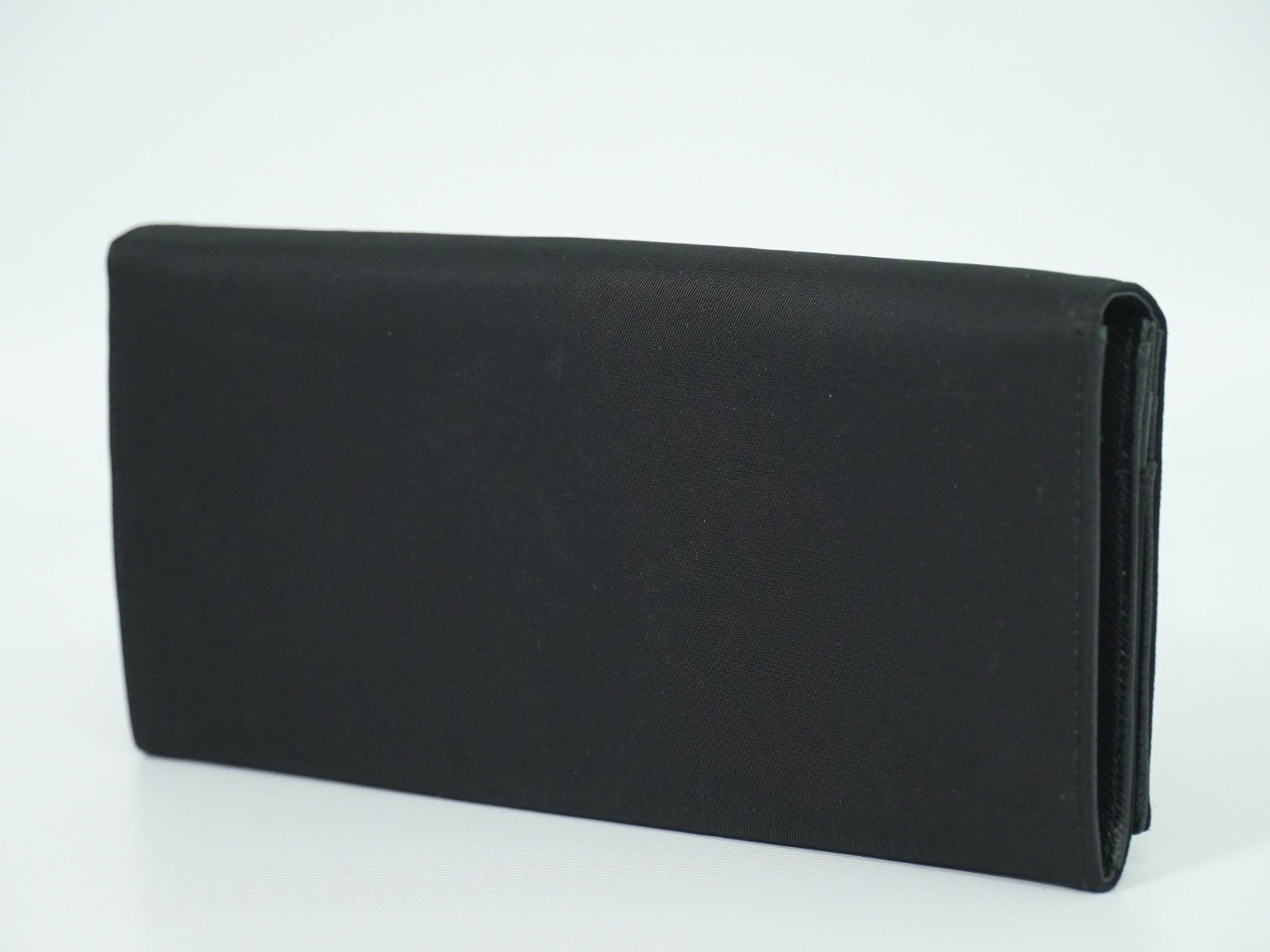 Prada Continental Wallet Tessuto Black Nylon Wallets Accessory (Pre-Owned)