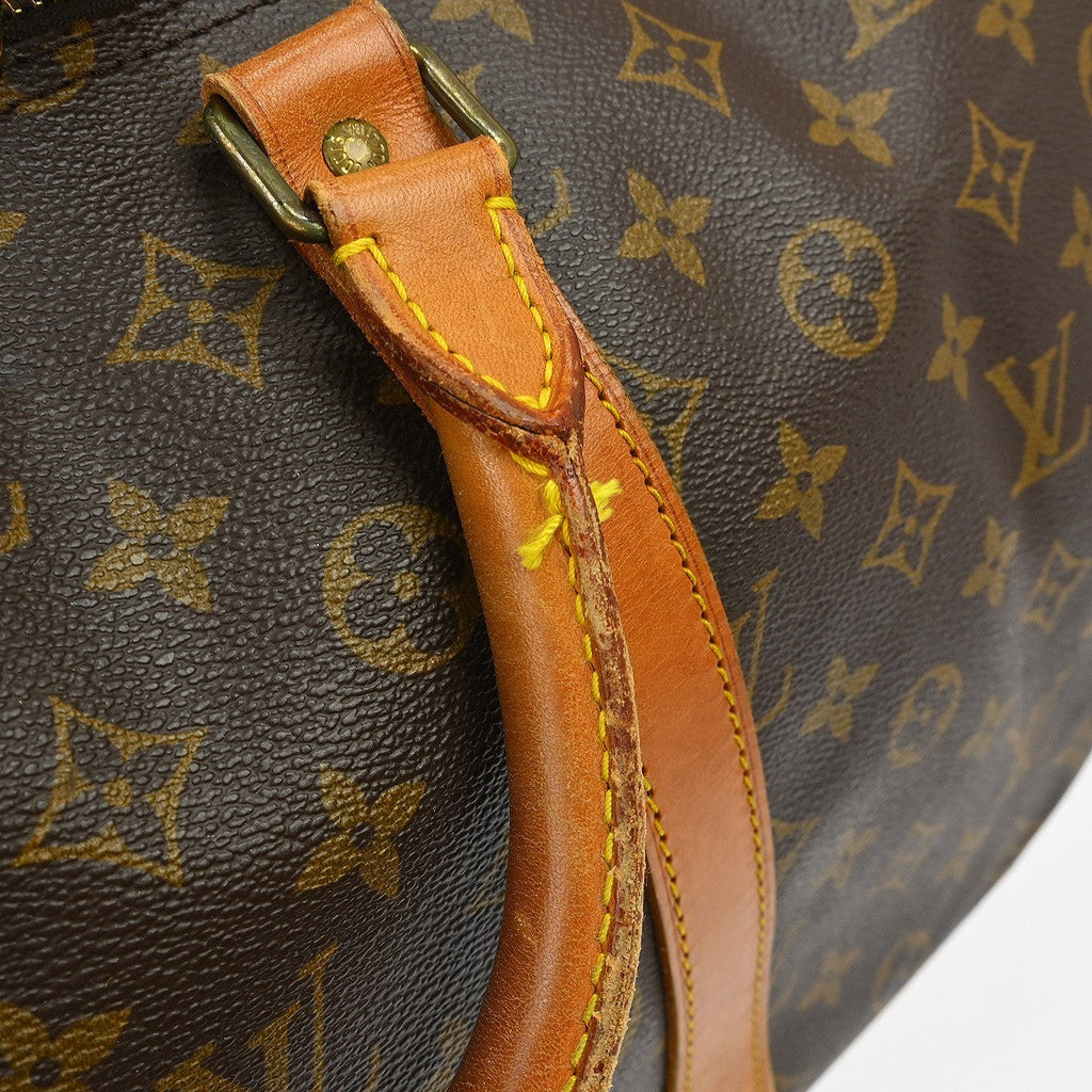 Louis Vuitton Keepall Bag Monogram Canvas Brown Canvas Travel Bag Bag (Pre-Owned)