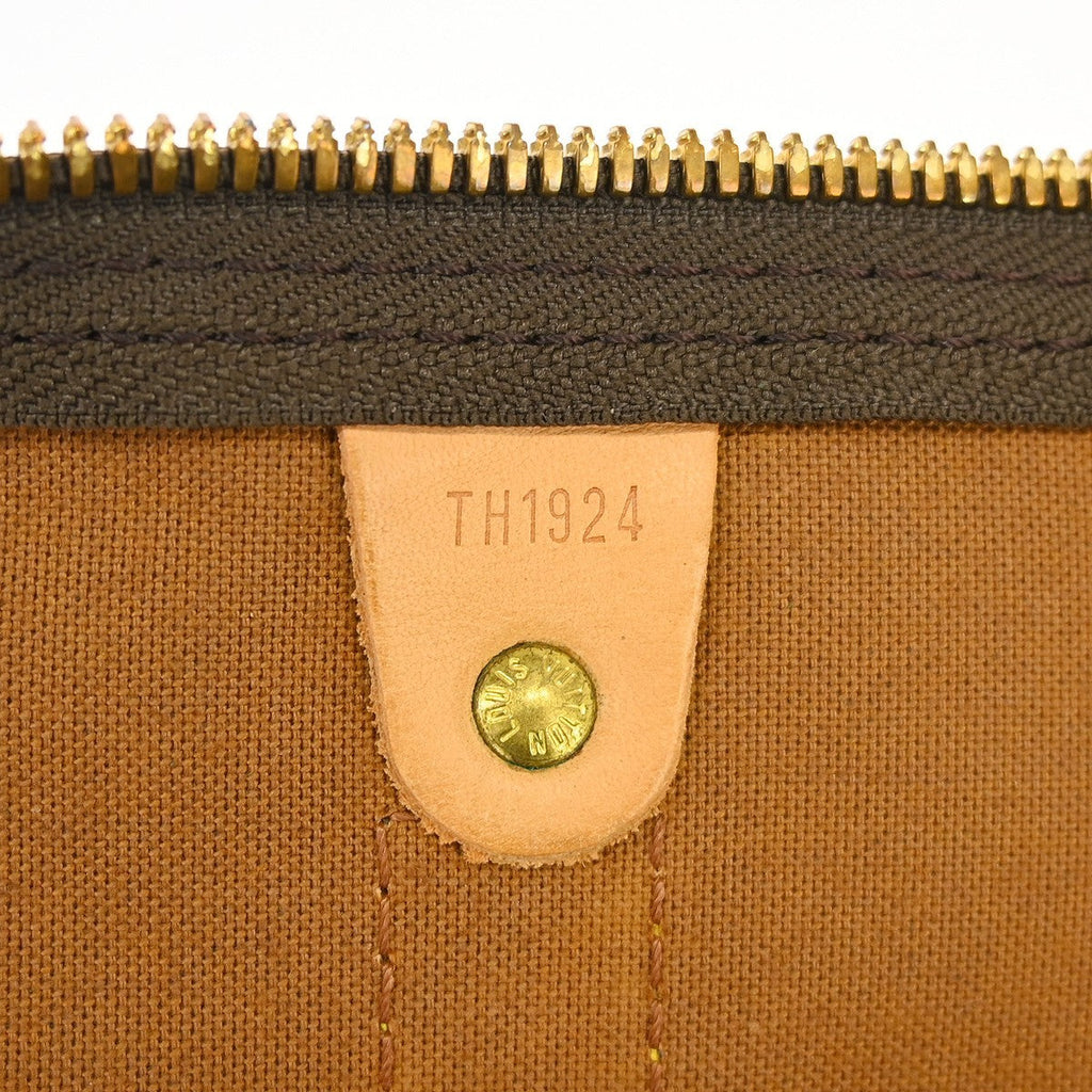 Louis Vuitton Keepall Bag Monogram Canvas Brown Canvas Travel Bag Bag (Pre-Owned)