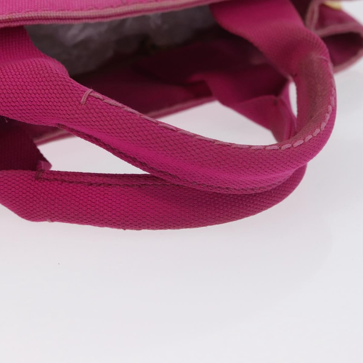 Prada Canapa Tote Canvas Pink Canvas Tote Bag Bag (Pre-Owned)