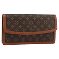 Louis Vuitton Dame Pochette Monogram Canvas Brown Canvas Clutche & Pouche Bag (Pre-Owned)