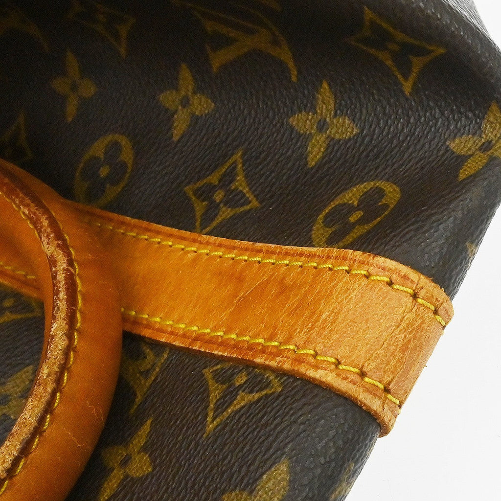 Louis Vuitton Keepall Bag Monogram Canvas Brown Canvas Travel Bag Bag (Pre-Owned)