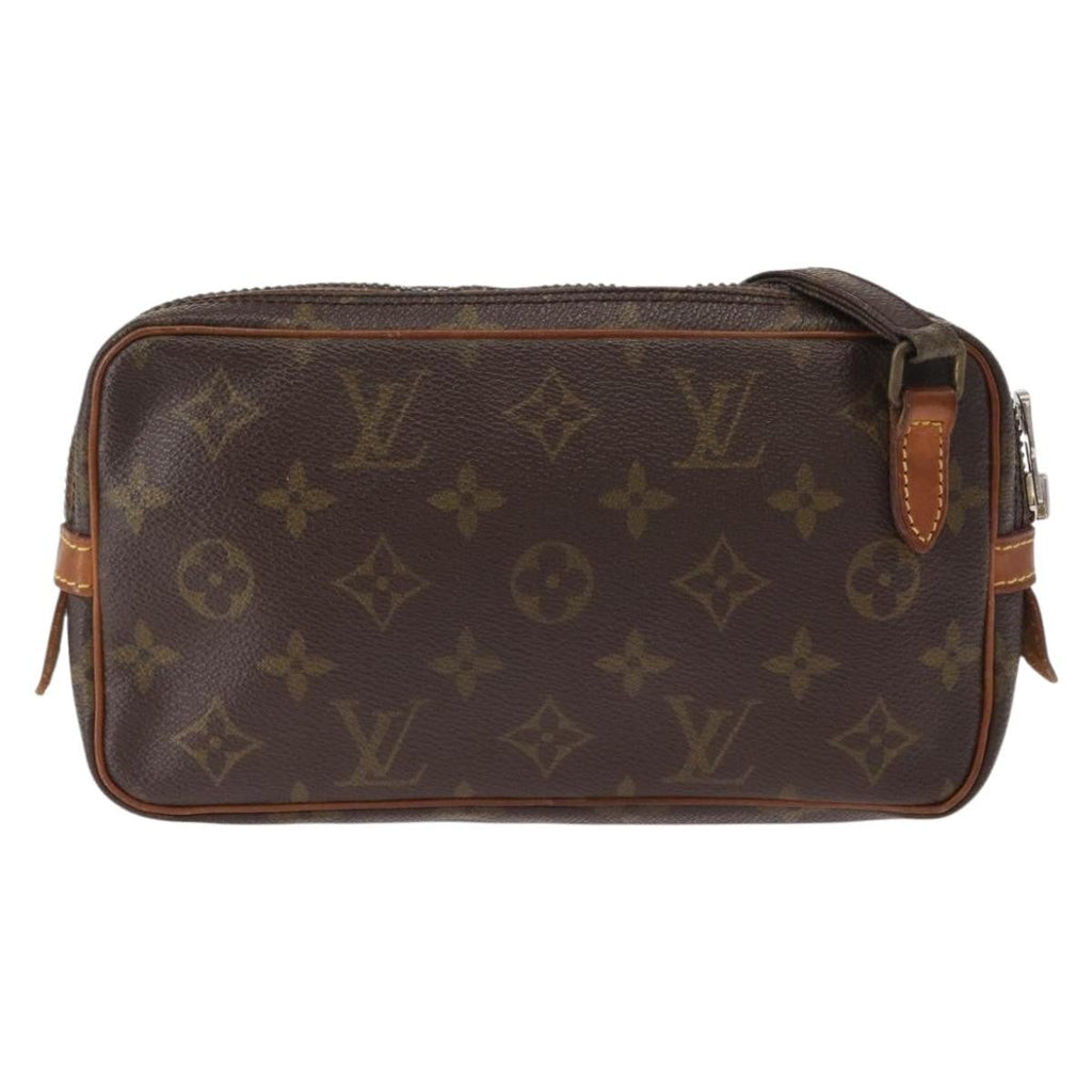 Louis Vuitton Pochette Marly Bandouliere Bag Monogram Canvas Brown Canvas Shoulder Bag Bag (Pre-Owned)