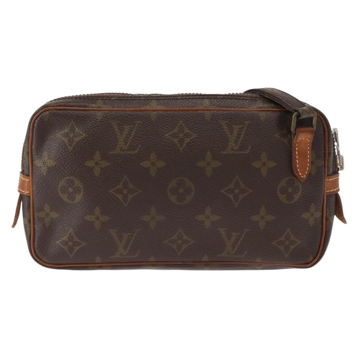 Louis Vuitton Pochette Marly Bandouliere Bag Monogram Canvas Brown Canvas Shoulder Bag Bag (Pre-Owned)