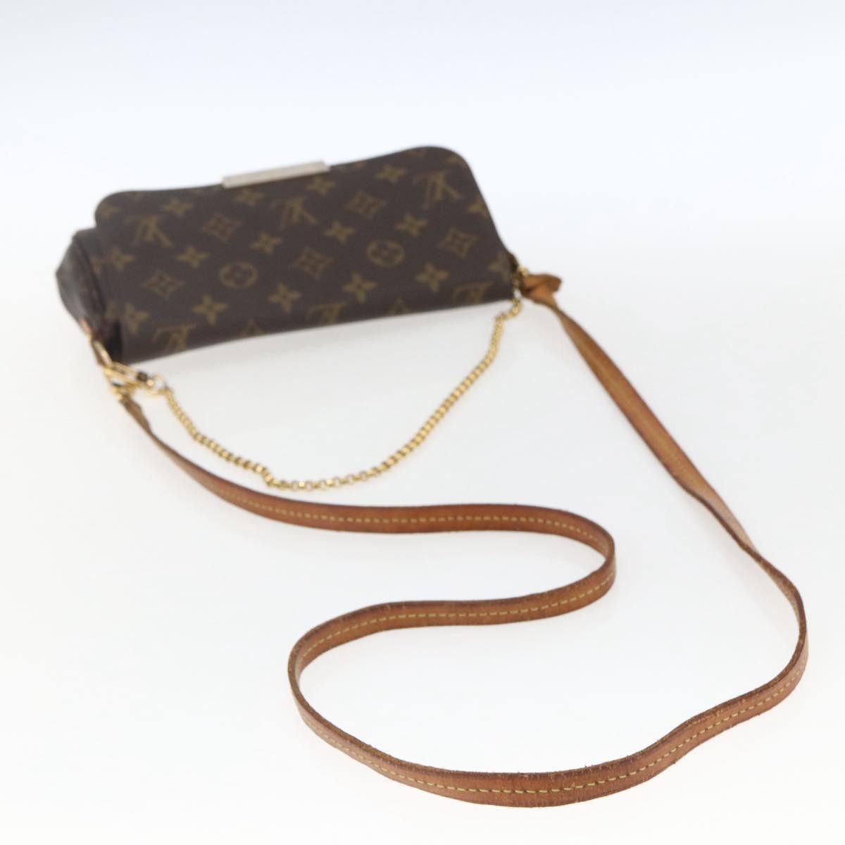 Louis Vuitton Favorite Handbag Monogram Canvas Brown Canvas Shoulder Bag Bag (Pre-Owned)