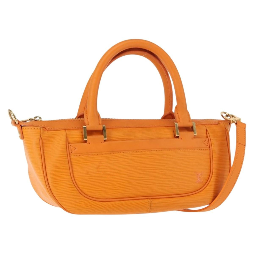 Louis Vuitton Danura Handbag Epi Orange Leather Handbag (Pre-Owned)