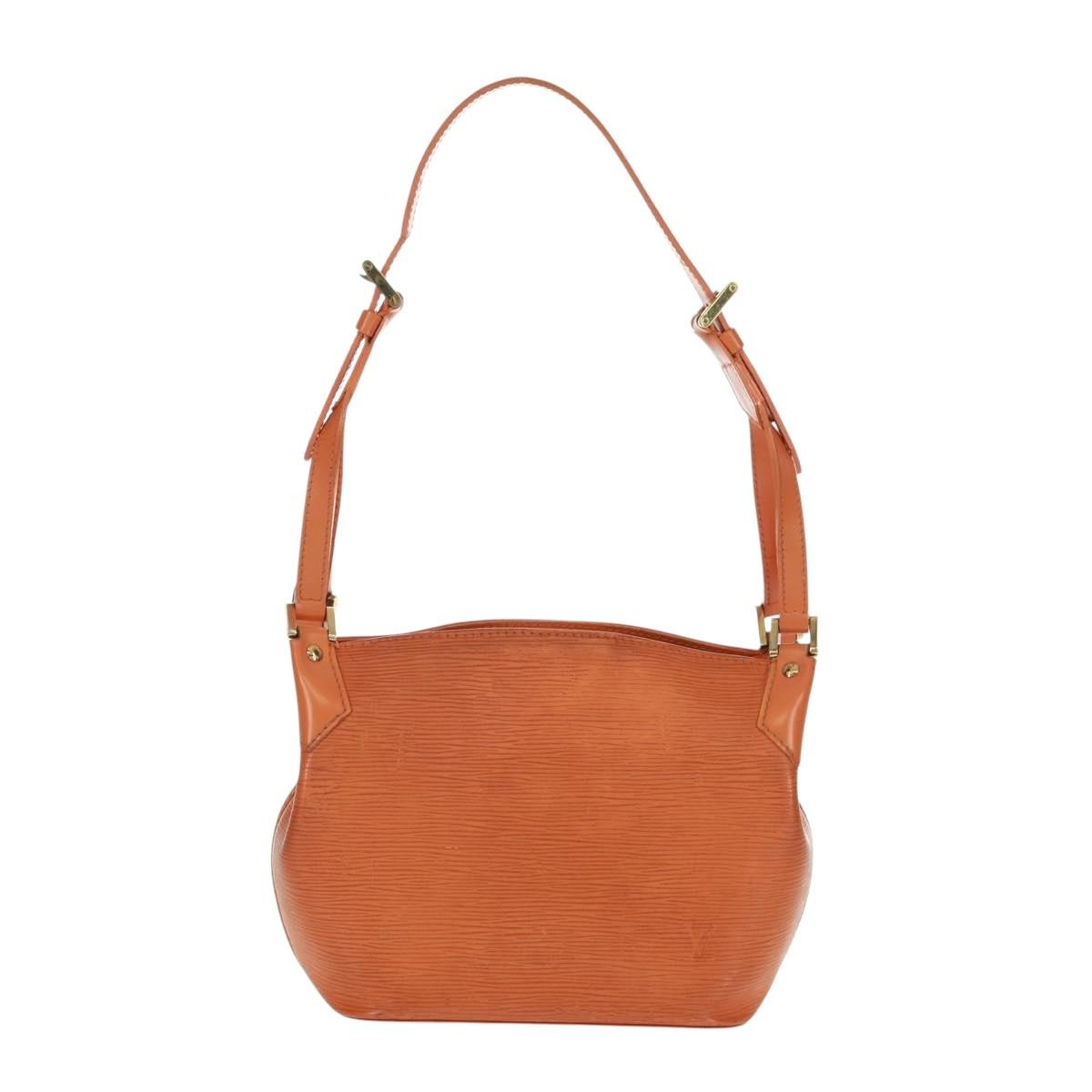 Louis Vuitton Mandara Handbag Epi Leather Orange Leather Shoulder Bag Bag (Pre-Owned)