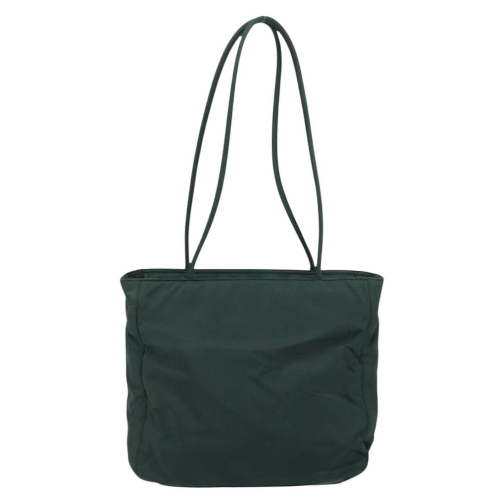 Prada Vintage Tote Tessuto Khaki Nylon Tote Bag Bag (Pre-Owned)