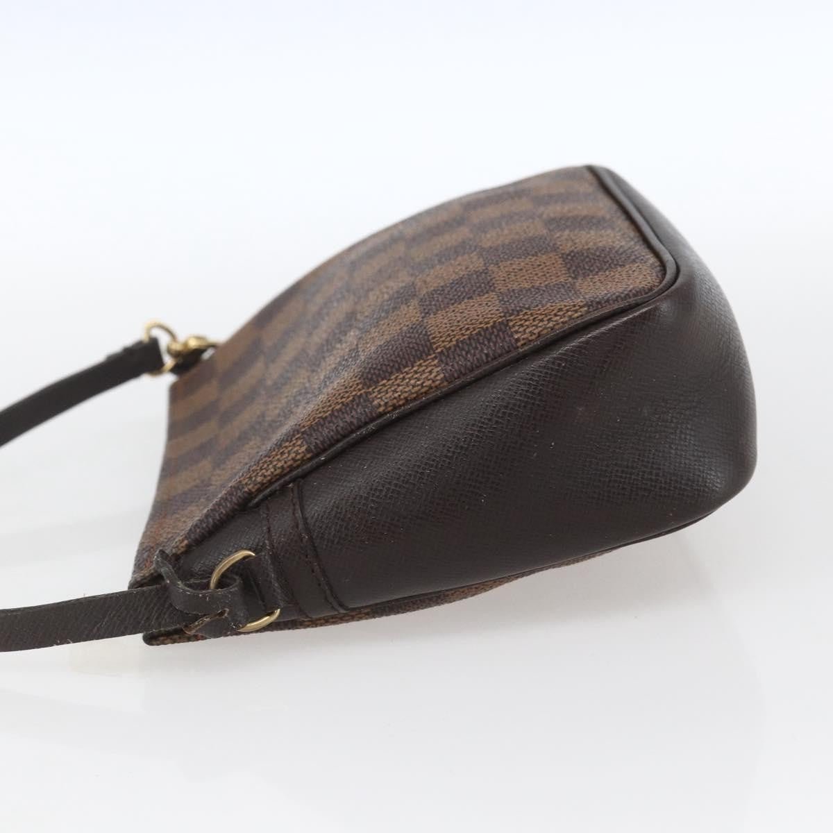 Louis Vuitton Trousse Make Up Bag Damier Brown Canvas Clutche & Pouche Bag (Pre-Owned)