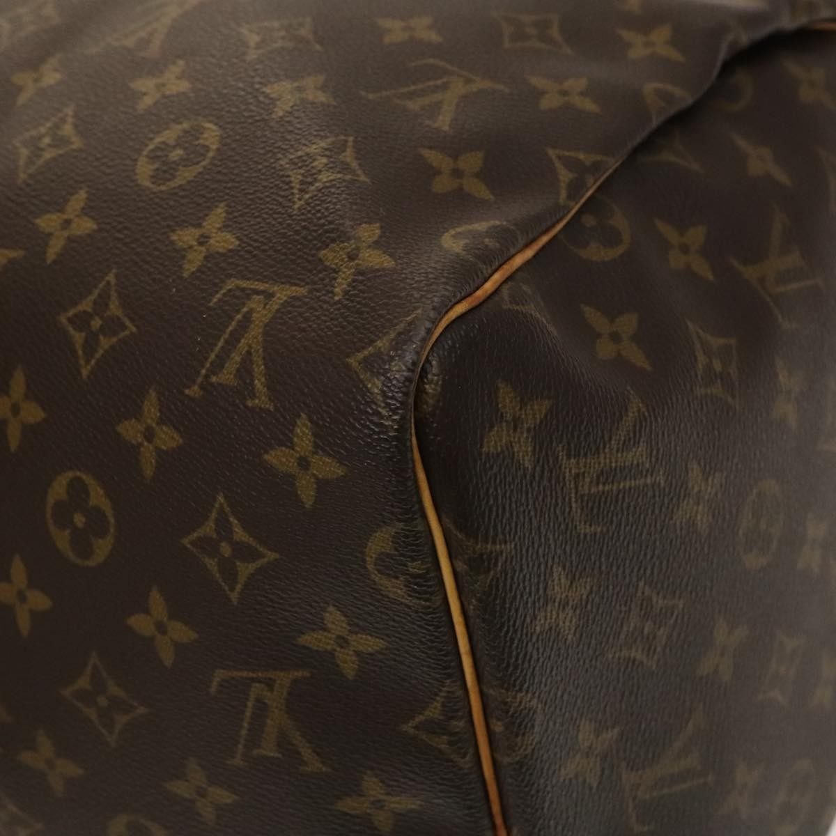 Louis Vuitton Keepall Bag Monogram Canvas Brown Canvas Travel Bag Bag (Pre-Owned)