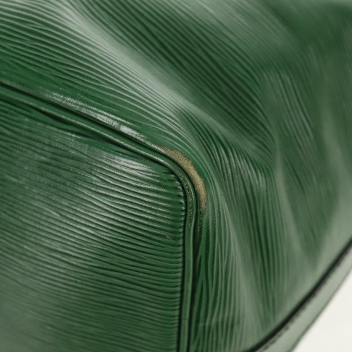 Louis Vuitton Petit Noe Handbag Epi Leather Green Leather Shoulder Bag Bag (Pre-Owned)