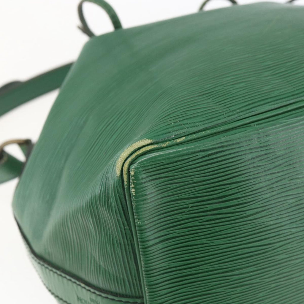 Louis Vuitton Petit Noe Handbag Epi Leather Green Leather Shoulder Bag Bag (Pre-Owned)