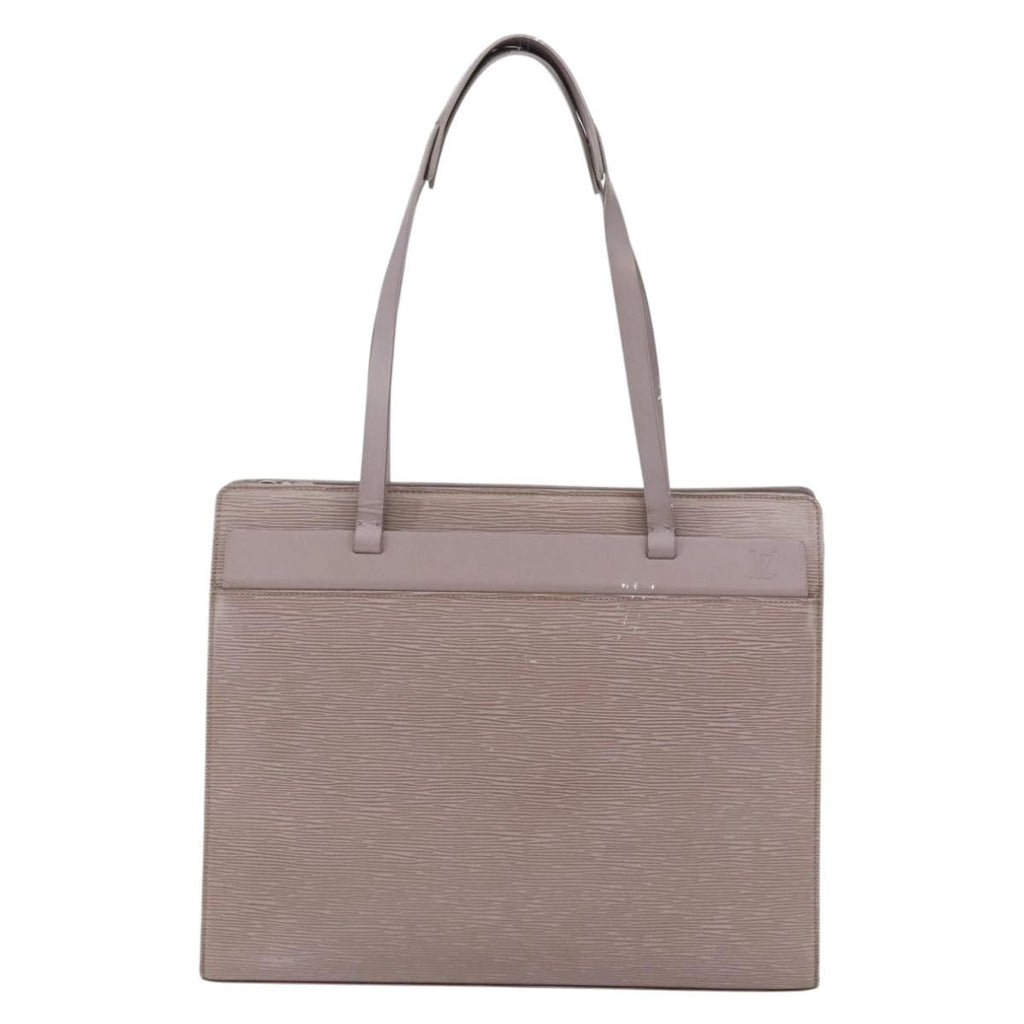 Louis Vuitton Croisette Handbag Epi Leather Purple Leather Tote Bag Bag (Pre-Owned)