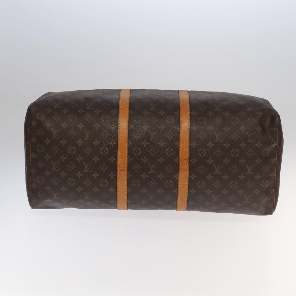 Louis Vuitton Keepall Bag Monogram Canvas Brown Canvas Travel Bag Bag (Pre-Owned)