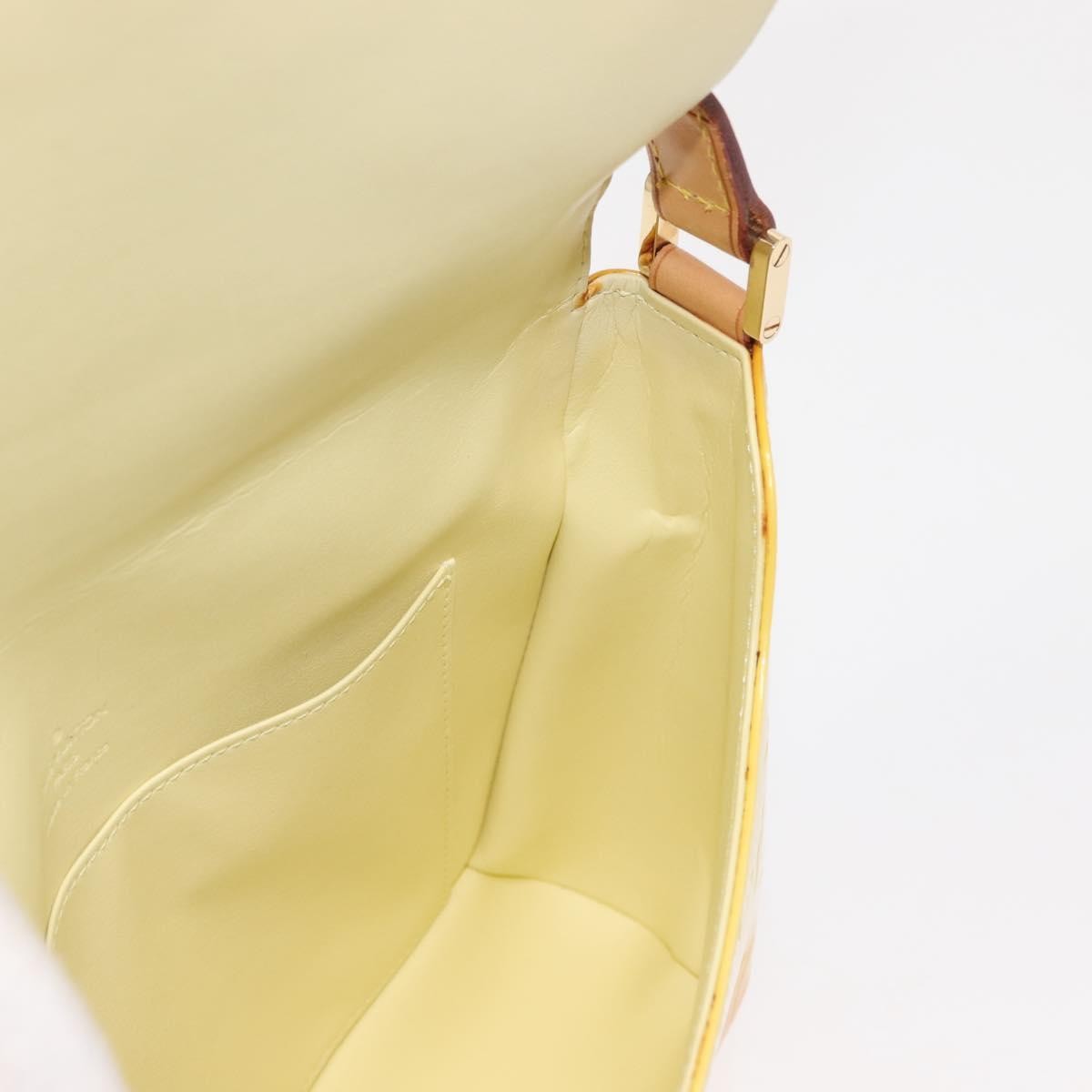 Louis Vuitton Thompson Street Handbag Monogram Vernis Yellow Patent_Leather Shoulder Bag Bag (Pre-Owned)