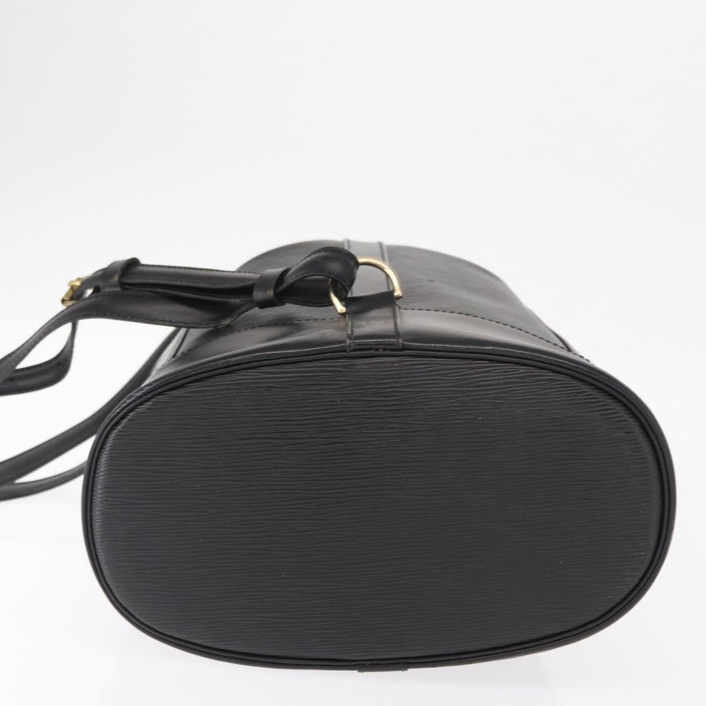 Louis Vuitton Randonnee Backpack Epi Leather Black Leather Shoulder Bag Bag (Pre-Owned)