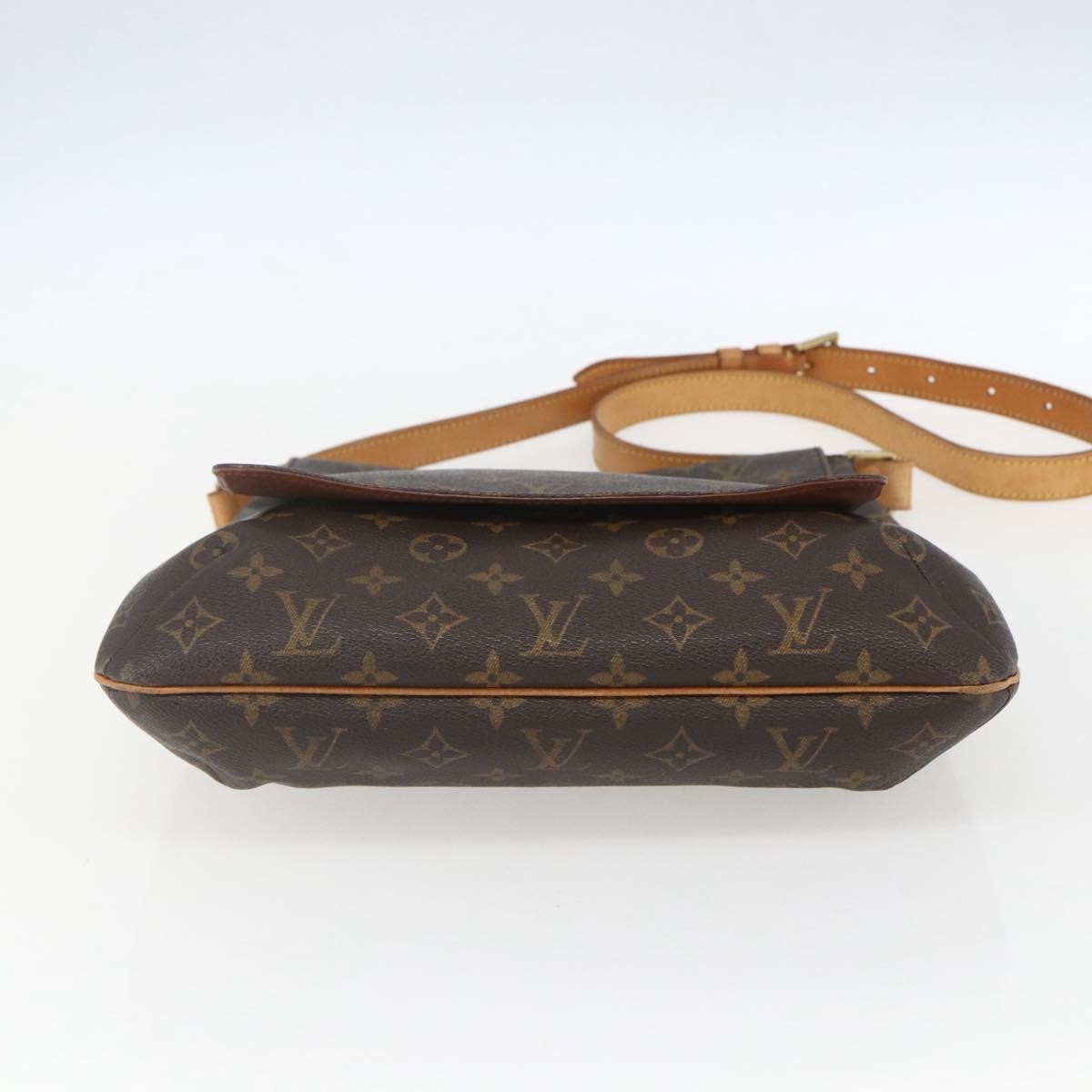 Louis Vuitton Musette Salsa Handbag Monogram Canvas Brown Canvas Shoulder Bag Bag (Pre-Owned)