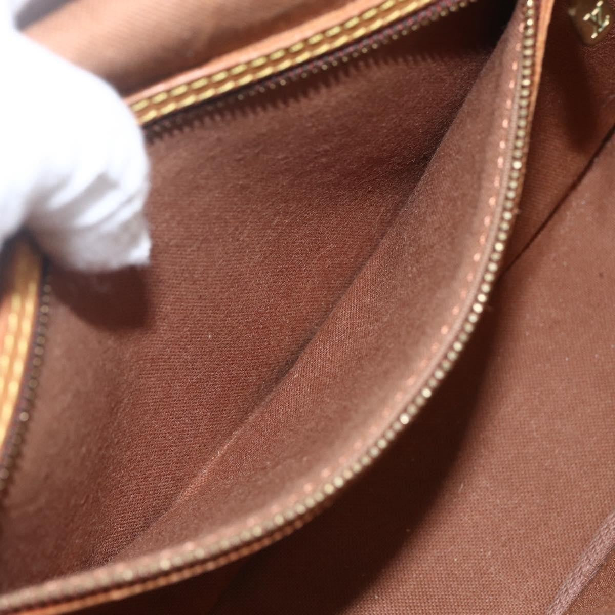 Louis Vuitton Sac Gibeciere Messenger Bag Monogram Canvas Brown Canvas Shoulder Bag Bag (Pre-Owned)