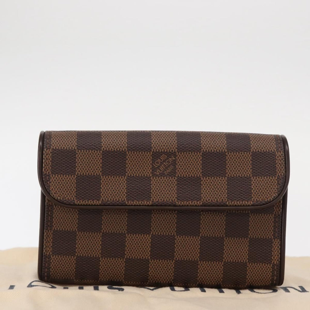 Louis Vuitton Florentine Waist Bag Monogram Canvas Brown Canvas Clutche & Pouche Bag (Pre-Owned)
