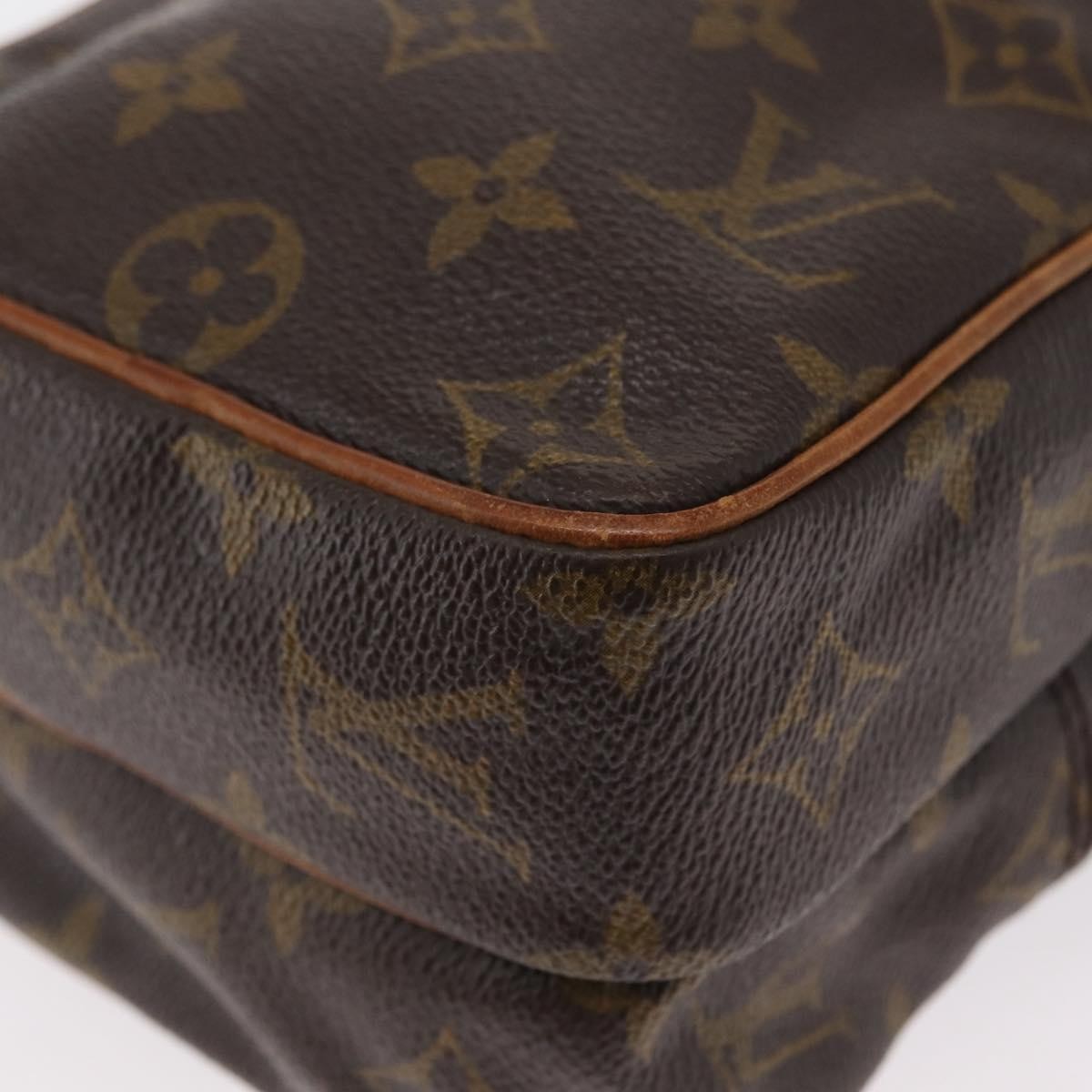 Louis Vuitton Amazone Bag Monogram Canvas Brown Canvas Shoulder Bag Bag (Pre-Owned)