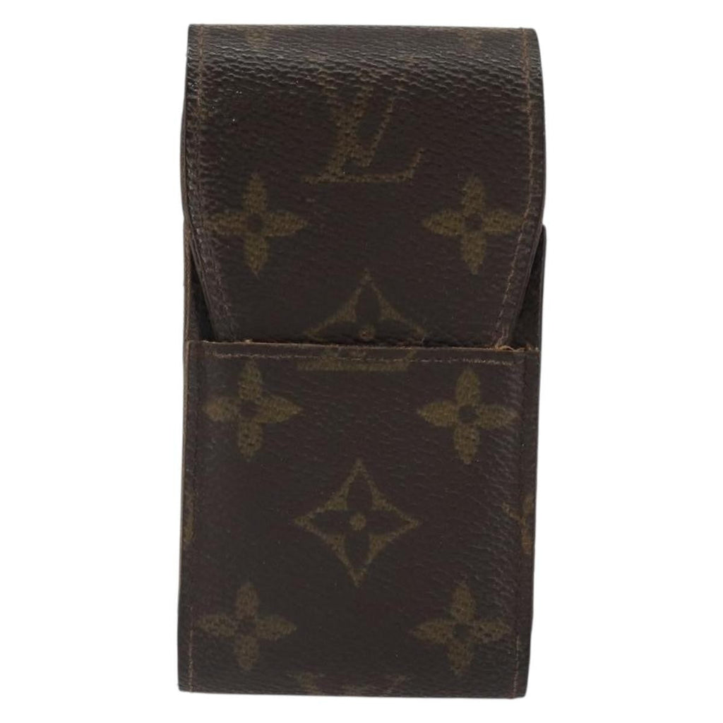 Louis Vuitton Cigarette Case Monogram Canvas Brown Canvas Clutche & Pouche Bag (Pre-Owned)