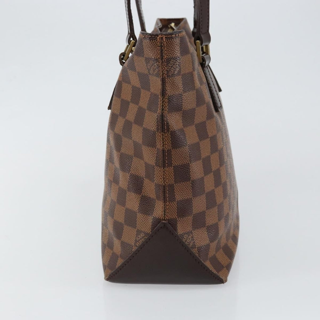 Louis Vuitton Cabas Piano Damier Brown Canvas Tote Bag Bag (Pre-Owned)