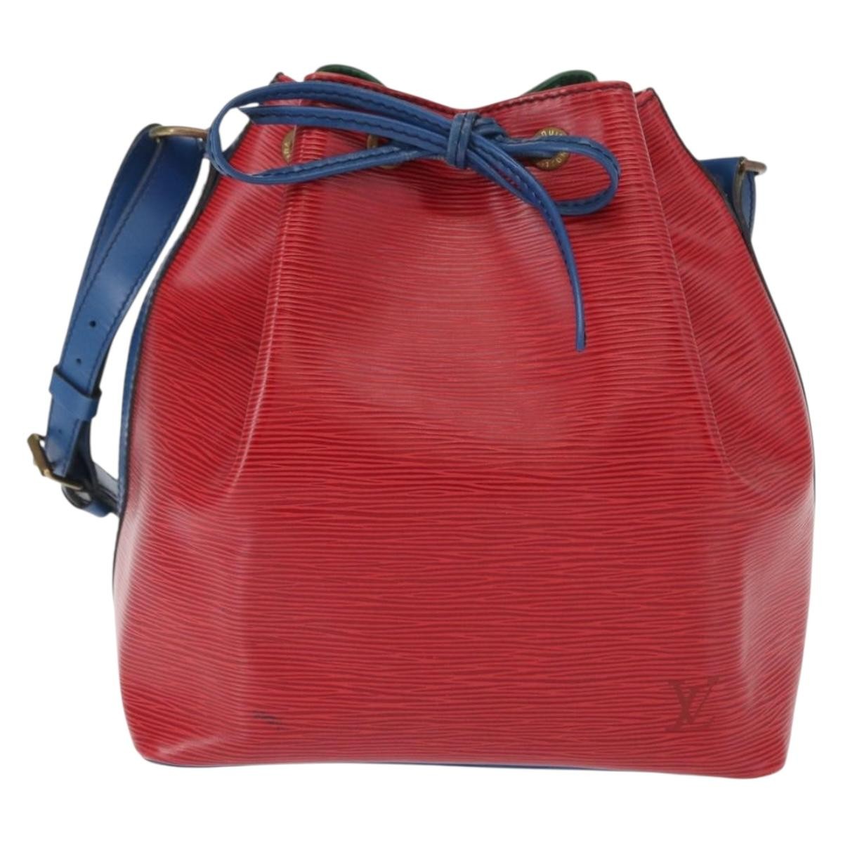 Louis Vuitton Tricolor Petit Noe Nm Handbag Epi Leather Multicolour Leather Shoulder Bag Bag (Pre-Owned)