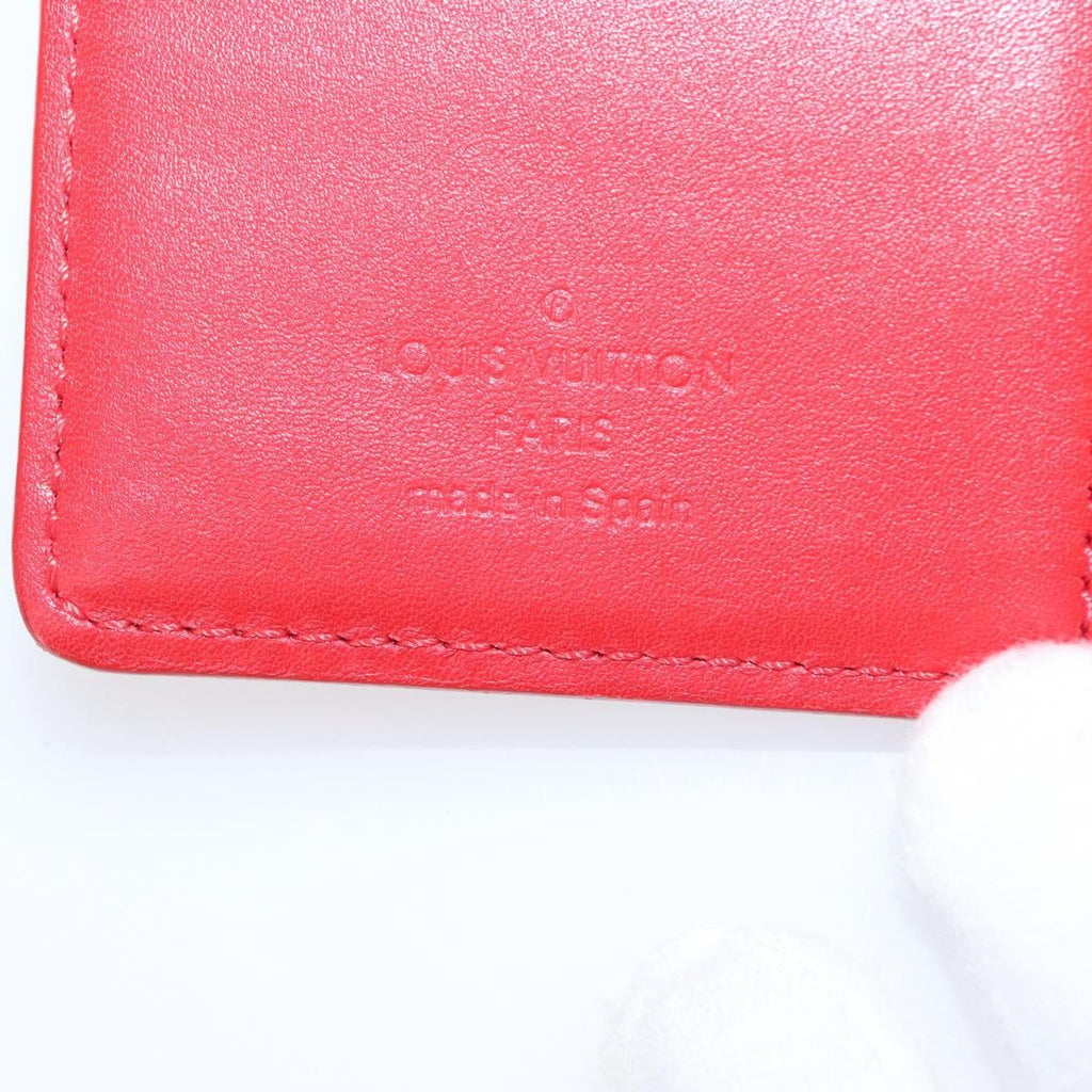 Louis Vuitton Agenda Cover Patent Leather Red Patent_Leather Toiletry Case Accessory (Pre-Owned)