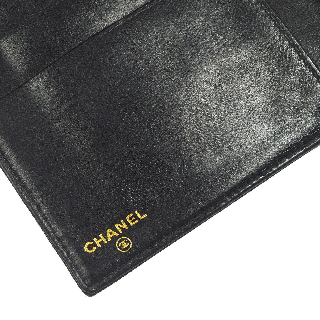 Chanel Timeless Cc French Wallet Caviar Black Leather Wallets Accessory (Pre-Owned)