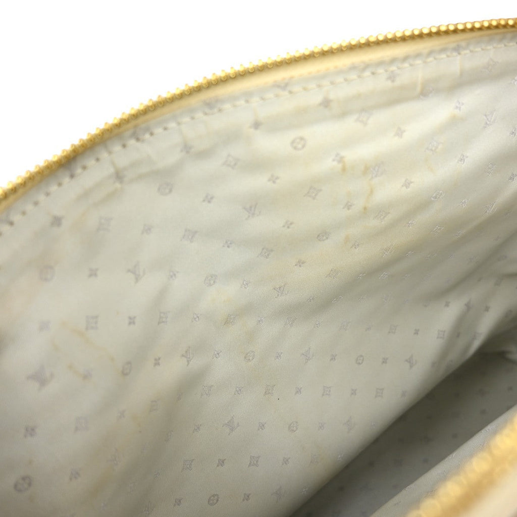 Louis Vuitton Suhali Lockit Handbag Leather Beige Leather Tote Bag Bag (Pre-Owned)