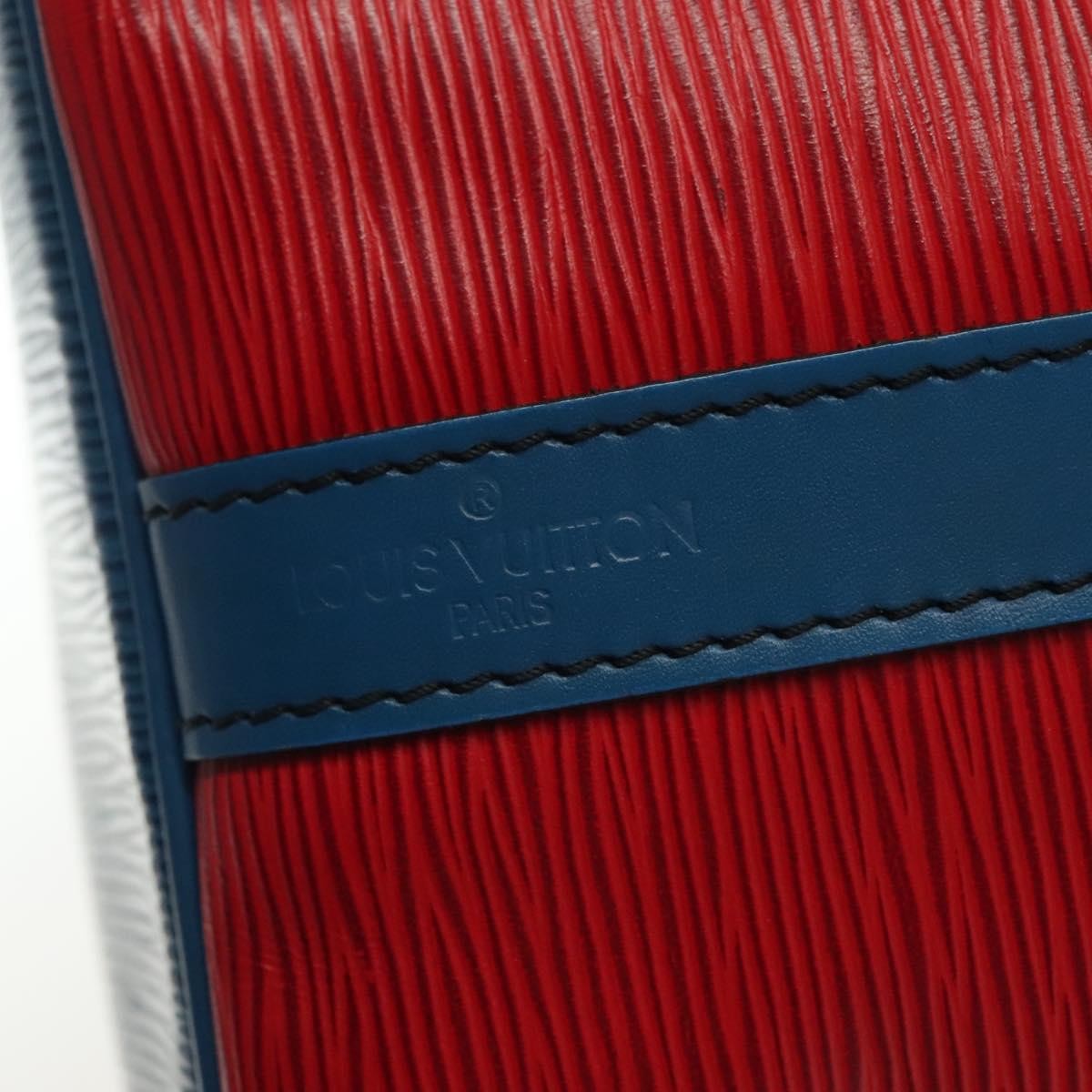 Louis Vuitton Petit Noe Handbag Epi Leather Red Leather Shoulder Bag Bag (Pre-Owned)