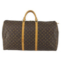 Louis Vuitton Keepall Bag Monogram Canvas Brown Canvas Travel Bag Bag (Pre-Owned)