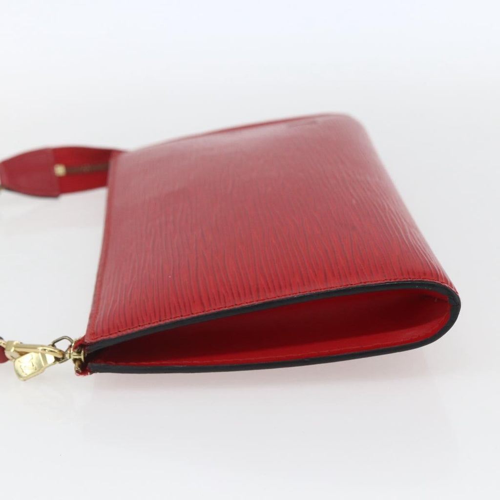 Louis Vuitton Pochette Accessoires Epi Leather Red Leather Clutche & Pouche Bag (Pre-Owned)