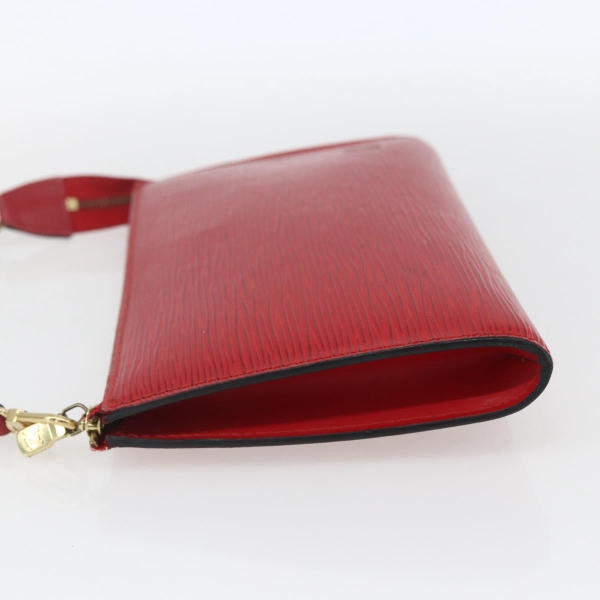 Louis Vuitton Pochette Accessoires Epi Leather Red Leather Clutche & Pouche Bag (Pre-Owned)