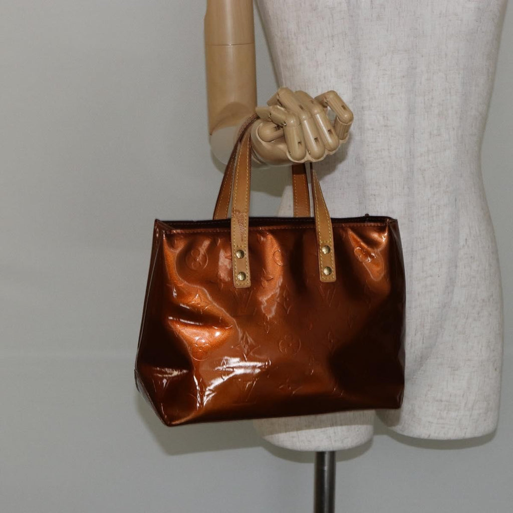Louis Vuitton Reade Handbag Monogram Vernis Brown Patent_Leather Handbag (Pre-Owned)