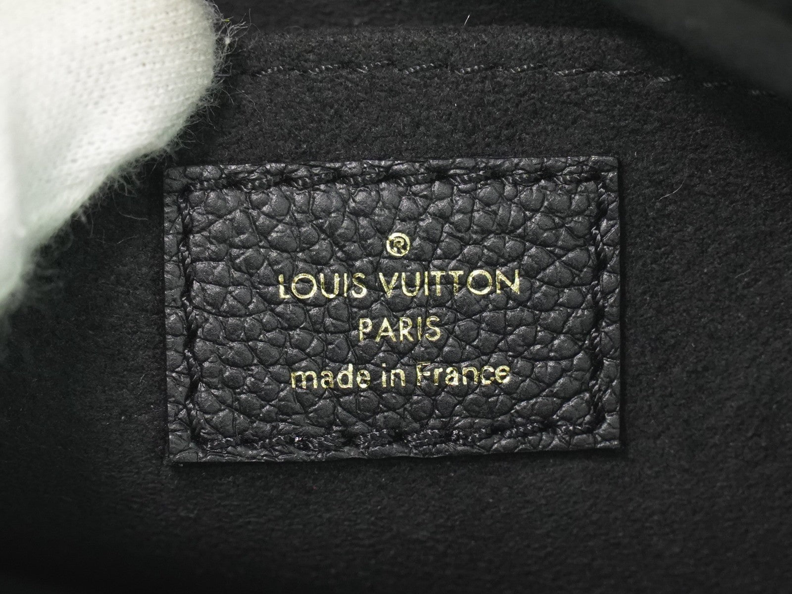 Louis Vuitton Petit Sac Plat Bag Bicolor Monogram Empreinte Giant Black Leather Tote Bag Bag (Pre-Owned)