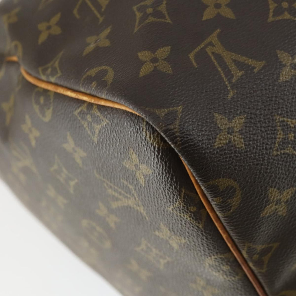 Louis Vuitton Keepall Bag Monogram Canvas Brown Canvas Travel Bag Bag (Pre-Owned)