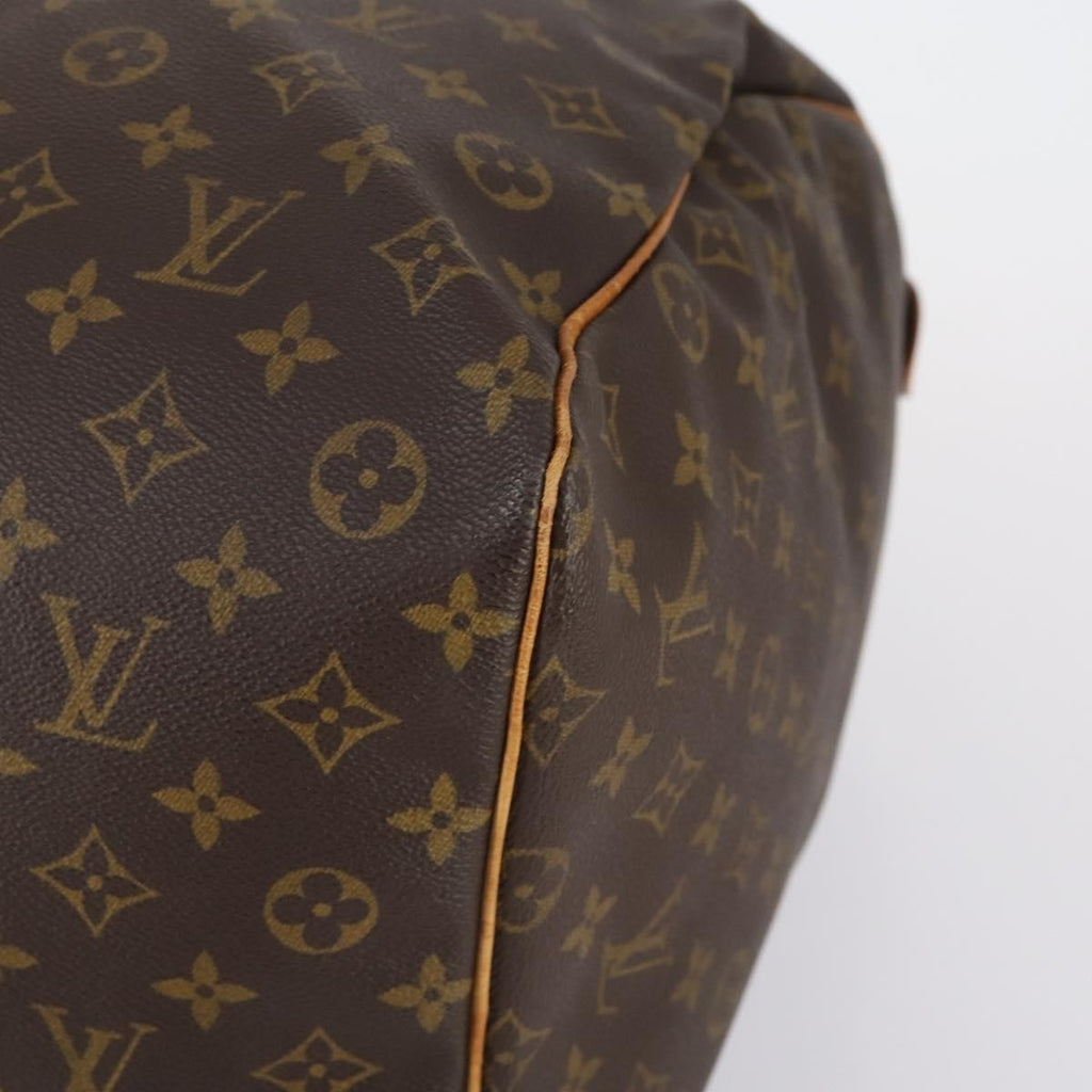 Louis Vuitton Keepall Bag Monogram Canvas Brown Canvas Travel Bag Bag (Pre-Owned)