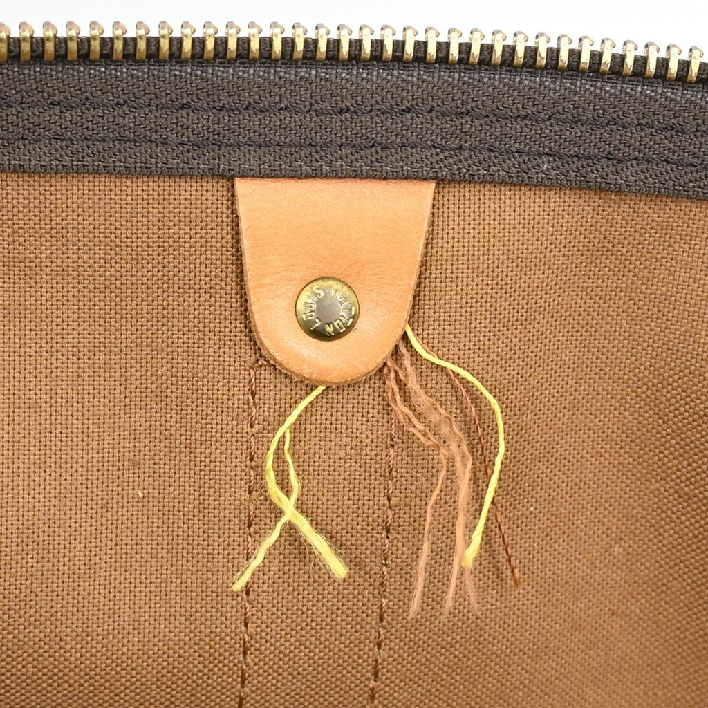 Louis Vuitton Keepall Bag Monogram Canvas Brown Canvas Travel Bag Bag (Pre-Owned)