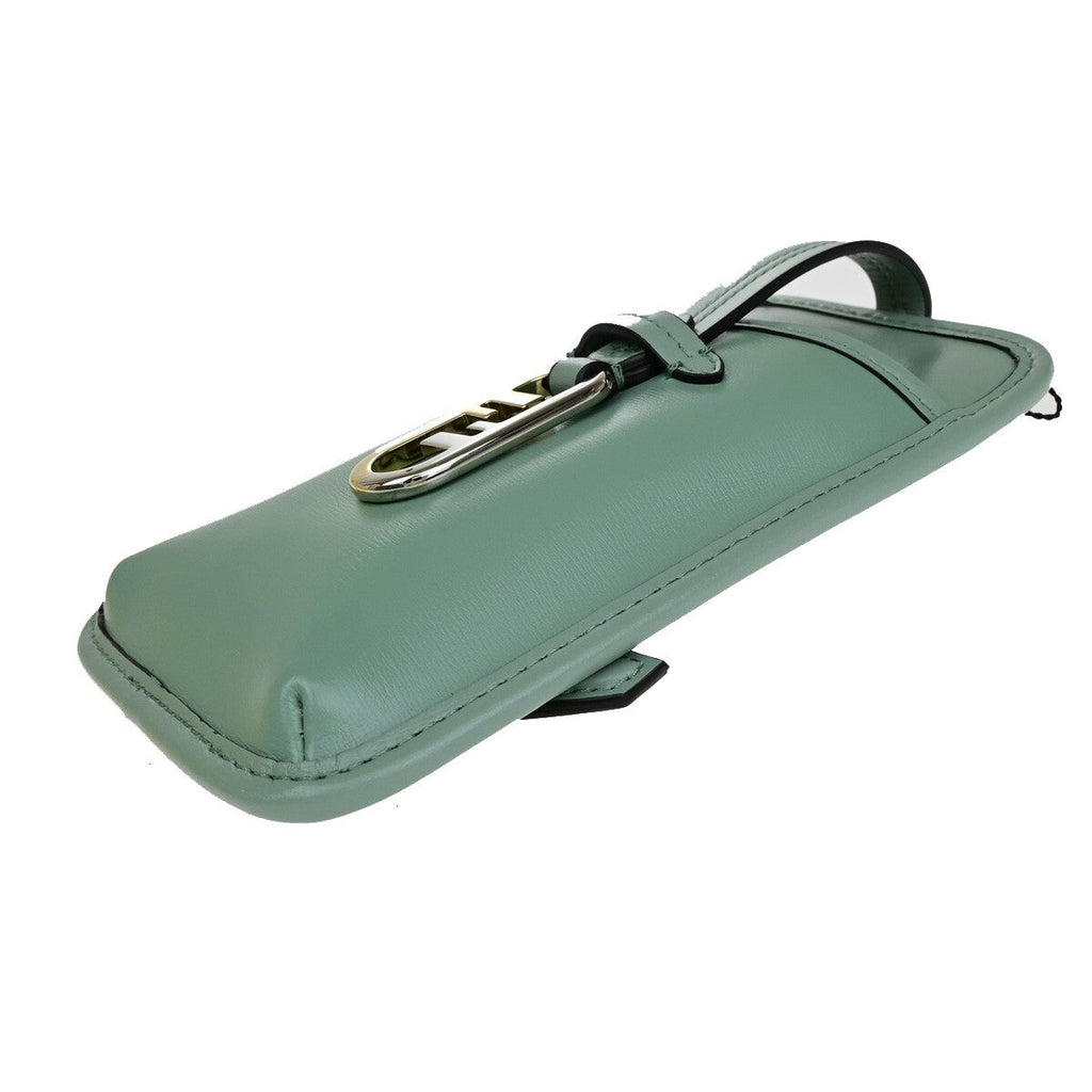 Fendi Smartphone Case Leather Green Leather Bag (Pre-Owned)