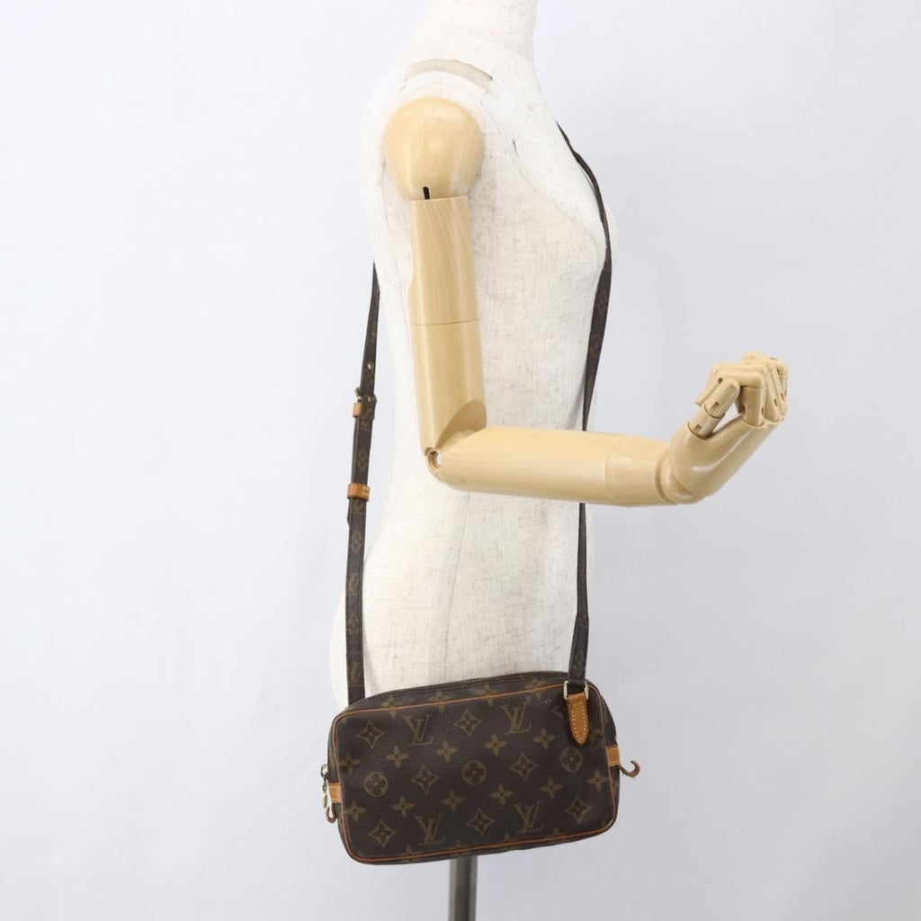 Louis Vuitton Pochette Marly Bandouliere Bag Monogram Canvas Brown Canvas Clutche & Pouche Bag (Pre-Owned)