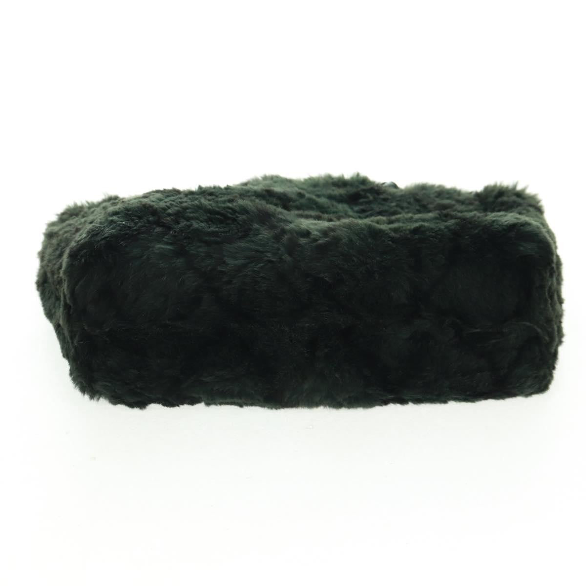 Chanel Chain Tote Lapin Fur Green Fur Tote Bag Bag (Pre-Owned)