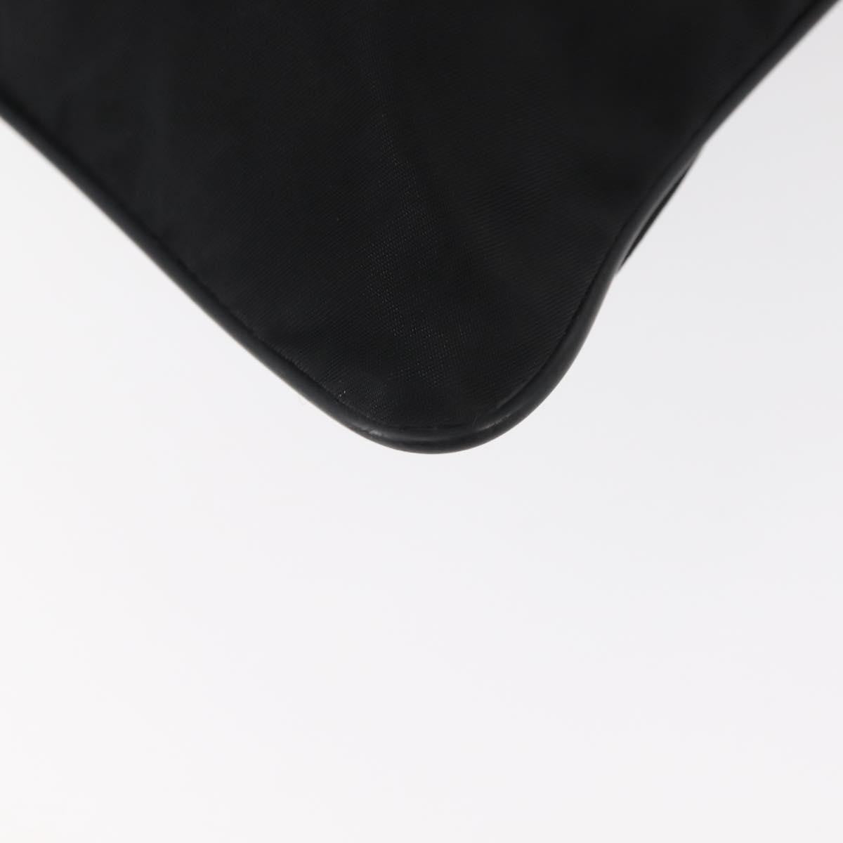 Prada Flat Messenger Bag Tessuto Black Nylon Shoulder Bag Bag (Pre-Owned)