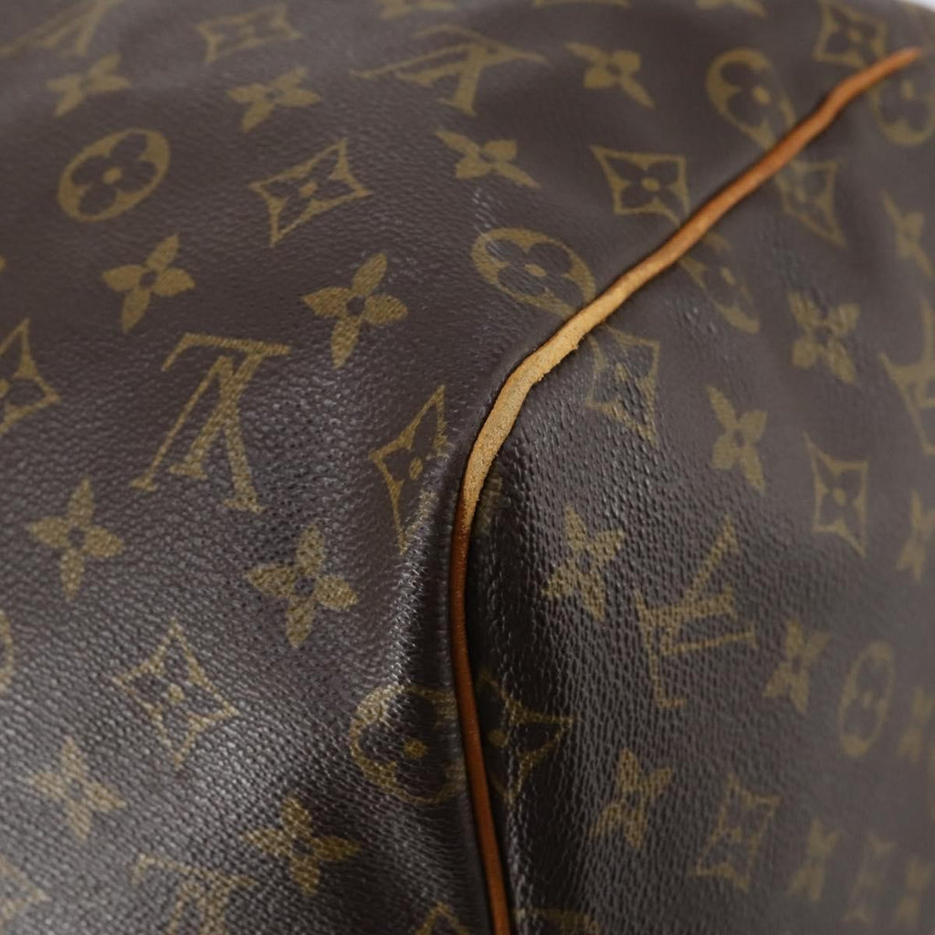 Louis Vuitton Keepall Bag Monogram Canvas Brown Canvas Travel Bag Bag (Pre-Owned)