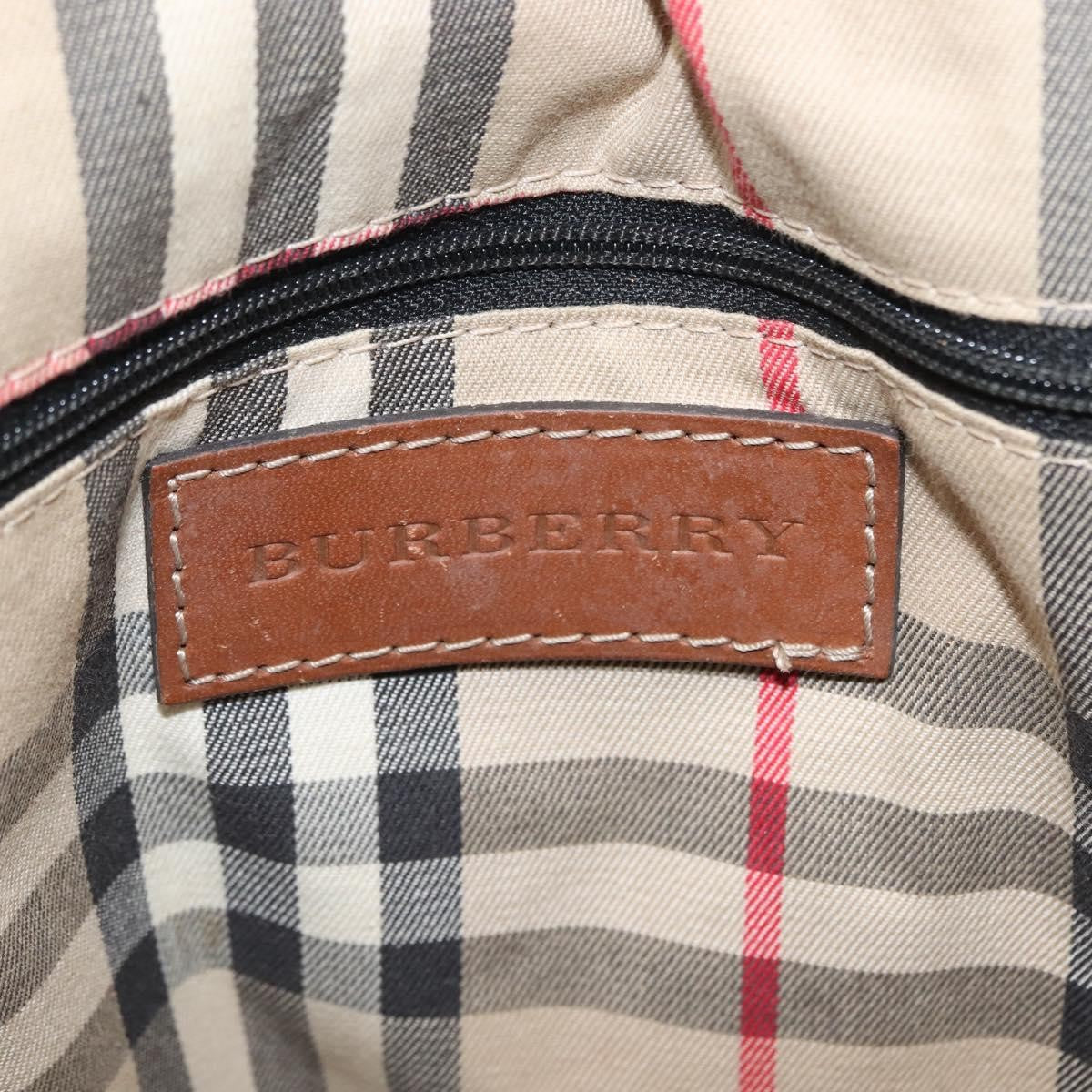 Burberry Orchard Bag Smooth Leather Brown Leather Handbag (Pre-Owned)