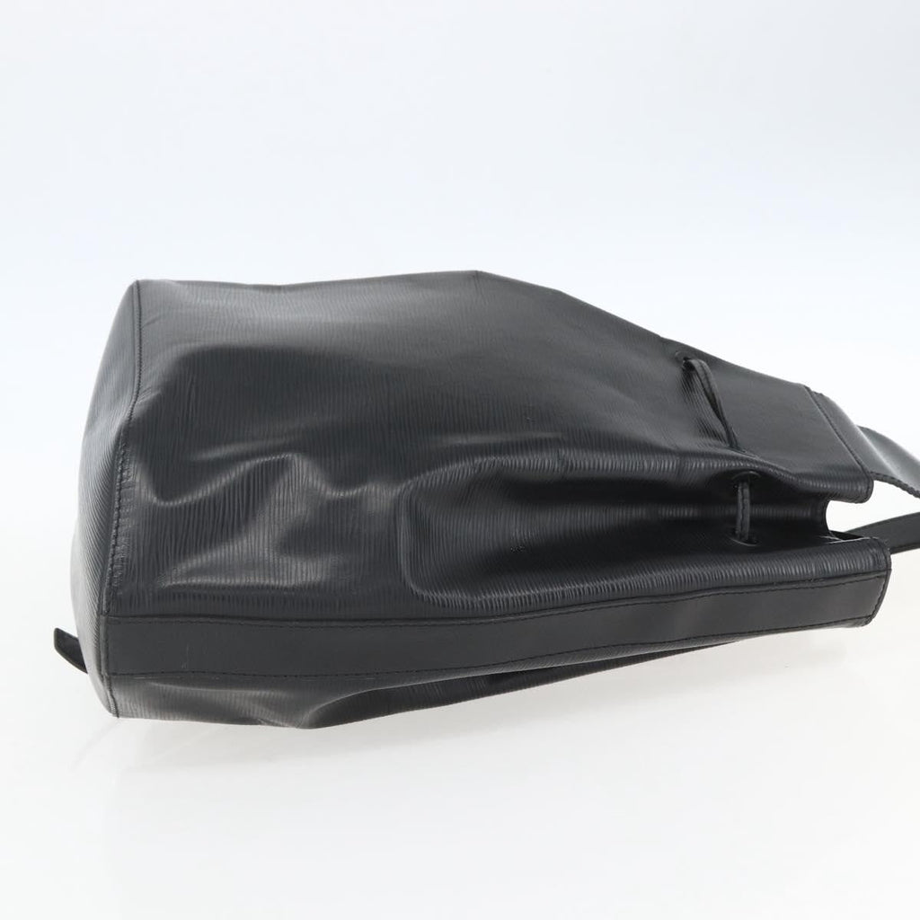 Louis Vuitton Sac A Dos Drawstring Backpack Epi Leather Black Leather Backpack Bag (Pre-Owned)